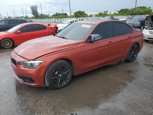 WBA8B3G52JNV01294 - 2018 BMW 340 I Orange photo 1