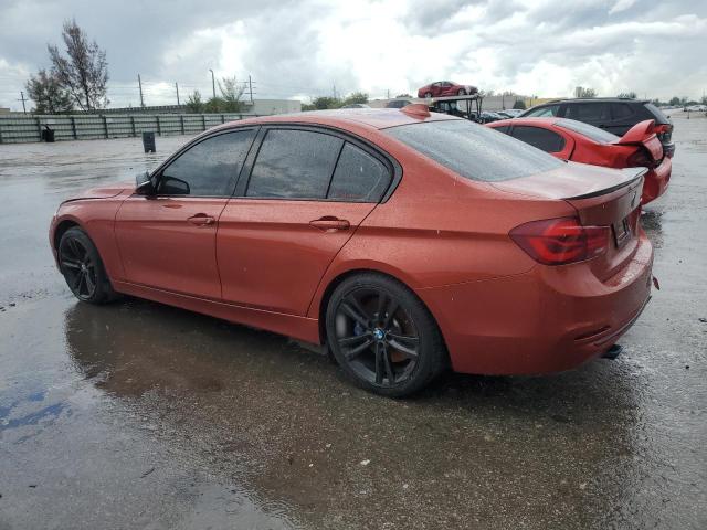 WBA8B3G52JNV01294 - 2018 BMW 340 I Orange photo 2