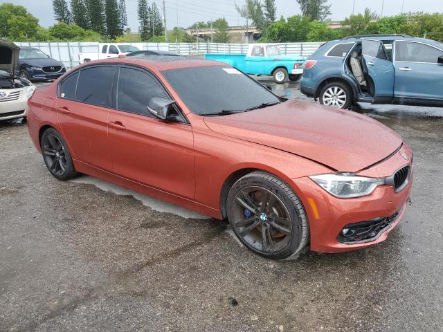 WBA8B3G52JNV01294 - 2018 BMW 340 I Orange photo 4