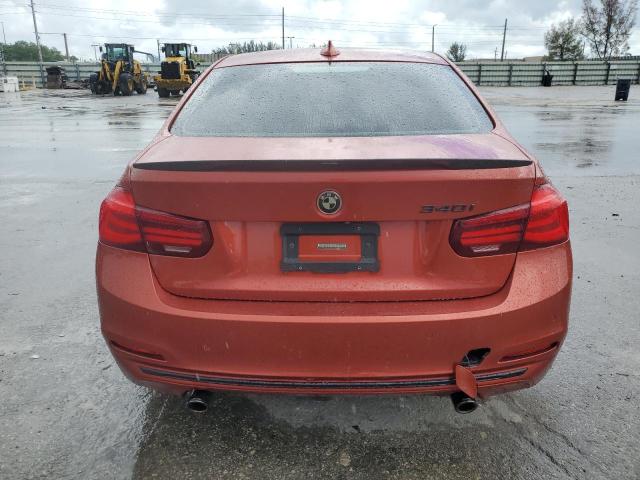 WBA8B3G52JNV01294 - 2018 BMW 340 I Orange photo 6