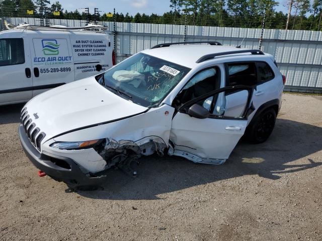 1C4PJMBS6FW570740 - 2015 JEEP CHEROKEE TRAILHAWK WHITE photo 1