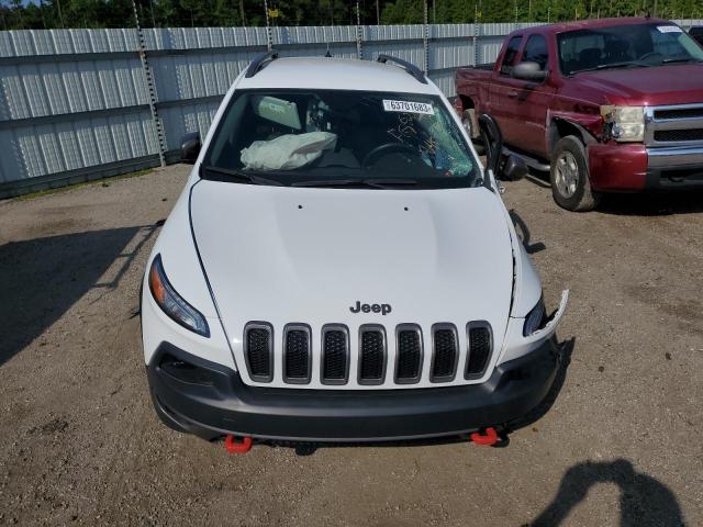1C4PJMBS6FW570740 - 2015 JEEP CHEROKEE TRAILHAWK WHITE photo 5