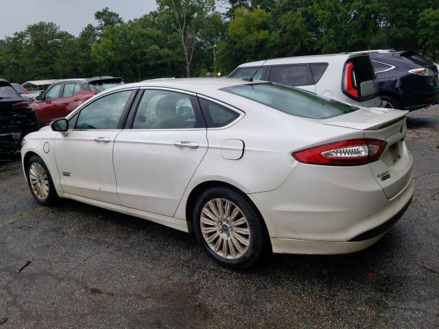 3FA6P0SU6ER303013 - 2014 FORD FUSION TITANIUM PHEV WHITE photo 2