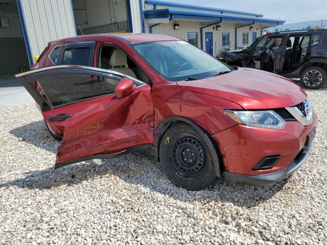 KNMAT2MV3GP704398 - 2016 NISSAN ROGUE S RED photo 4