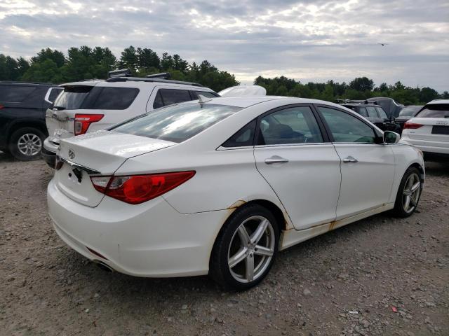 5NPEC4ACXBH152502 - 2011 HYUNDAI SONATA SE WHITE photo 3