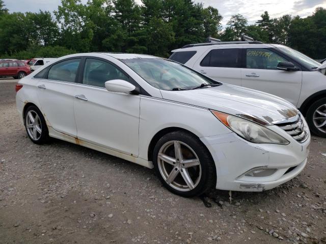 5NPEC4ACXBH152502 - 2011 HYUNDAI SONATA SE WHITE photo 4