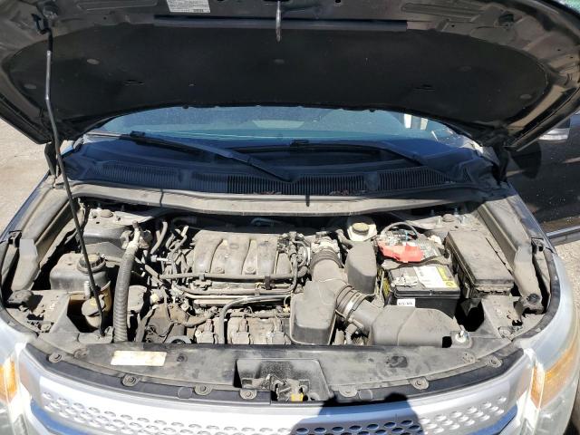 1FM5K8D8XDGA12373 - 2013 FORD EXPLORER XLT შავი ფოტო 12