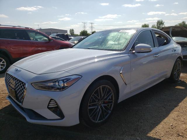 KMTG34LE4KU030796 - 2019 GENESIS G70 PRESTIGE SILVER photo 1