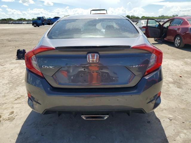 2HGFC2F85KH555536 - 2019 HONDA CIVIC SPORT GRAY photo 6