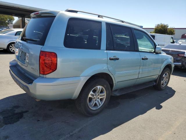 2HKYF18553H616811 - 2003 HONDA PILOT EXL TURQUOISE photo 3