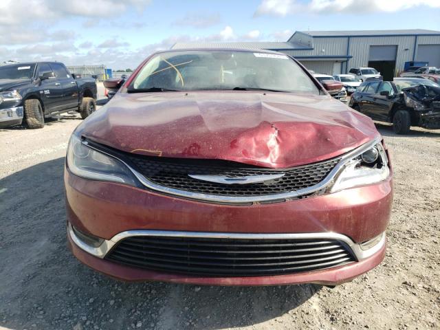 1C3CCCAB5FN687109 - 2015 CHRYSLER 200 LIMITED BURGUNDY photo 5