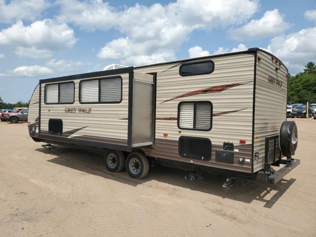 4X4TCKB20HX125804 - 2017 FOREST RIVER GREY WOLF 26DBH TAN photo 3