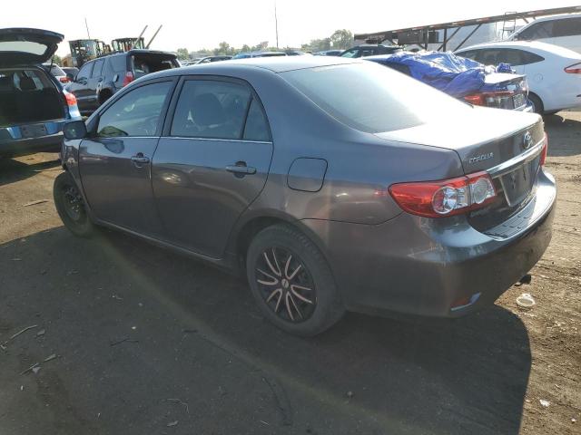 5YFBU4EE6DP074401 - 2013 TOYOTA COROLLA BASE GRAY photo 2