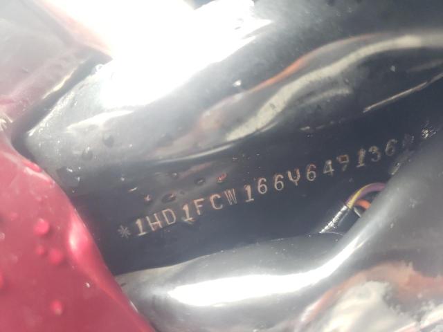 1HD1FCW166Y649136 - 2006 HARLEY-DAVIDSON FLHTCUI 勃艮第红 照片 9