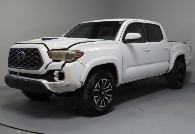 5TFAZ5CN0MX115399 - 2021 TOYOTA TACOMA DOUBLE CAB WHITE photo 2