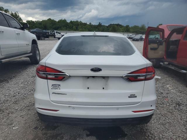 3FA6P0LU6LR104278 - 2020 FORD FUSION SE WHITE photo 6