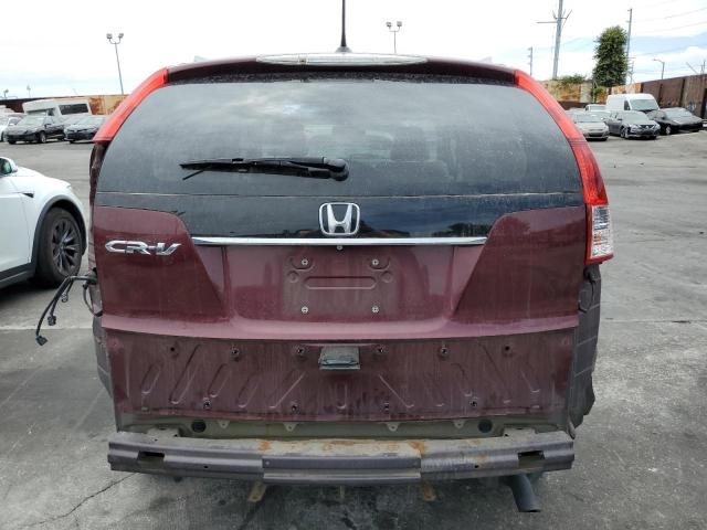 5J6RM3H74DL041485 - 2013 HONDA CR-V EXL BURGUNDY photo 6