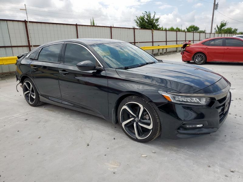1HGCV2F33KA020074 - 2019 HONDA ACCORD SPORT Negro foto 4
