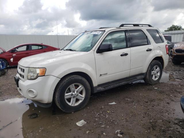 1FMCU59399KA17923 - 2009 FORD ESCAPE HYBRID WHITE photo 1