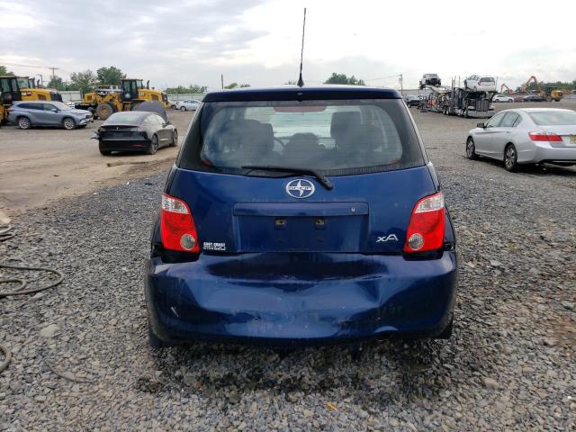 JTKKT624860145498 - 2006 TOYOTA SCION XA BLUE photo 6