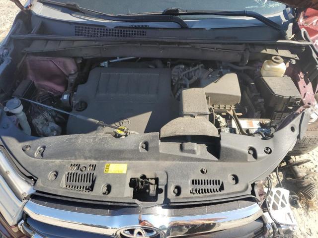 5TDJKRFH1FS187979 - 2015 TOYOTA HIGHLANDER XLE RED photo 12