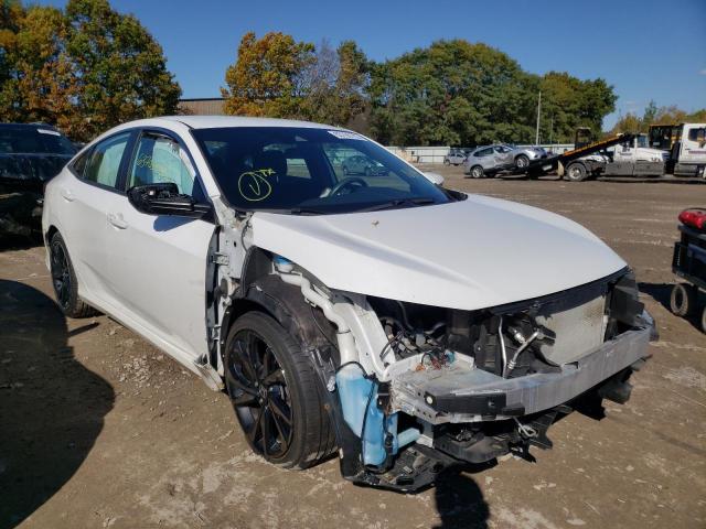 2HGFC2F85KH546576 - 2019 HONDA CIVIC SPORT WHITE photo 1