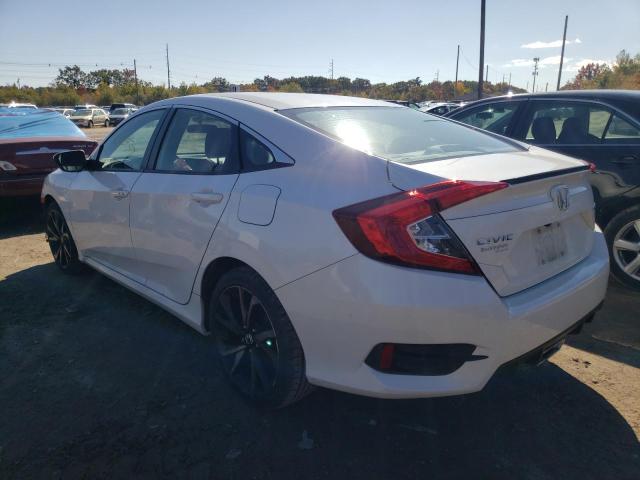 2HGFC2F85KH546576 - 2019 HONDA CIVIC SPORT WHITE photo 3