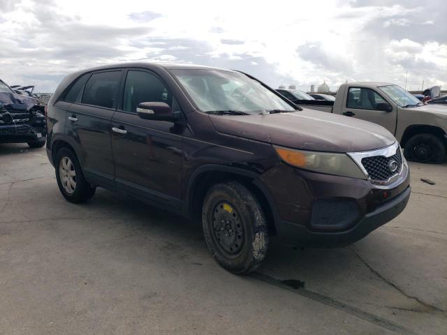 5XYKT3A16BG094066 - 2011 KIA SORENTO BASE MAROON photo 4