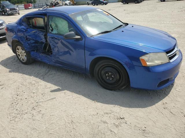 1C3CDZAB9CN322525 - 2012 DODGE AVENGER SE BLUE photo 4