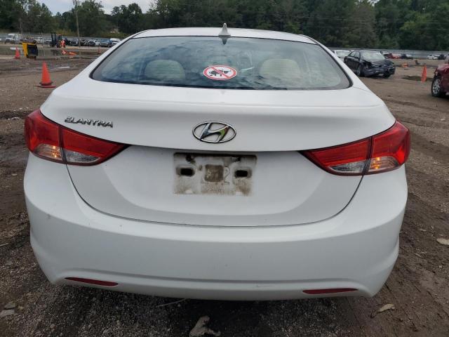 5NPDH4AE8DH185600 - 2013 HYUNDAI ELANTRA GLS WHITE photo 6