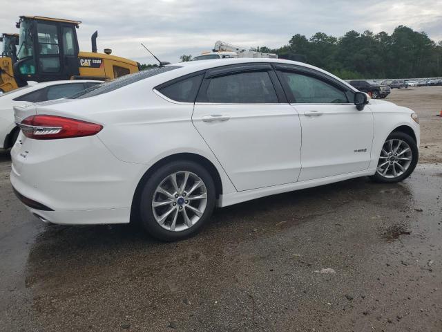 3FA6P0LU4HR249682 - 2017 FORD FUSION SE HYBRID WHITE photo 3