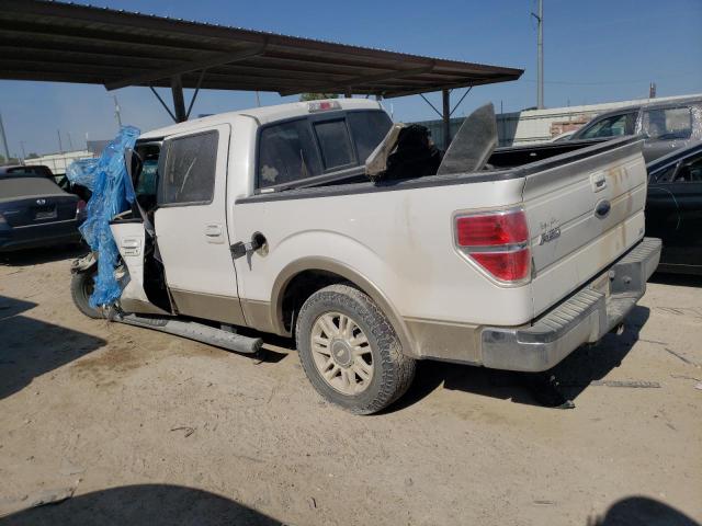 1FTFW1CV2AFD54879 - 2010 FORD F150 SUPERCREW WHITE photo 2