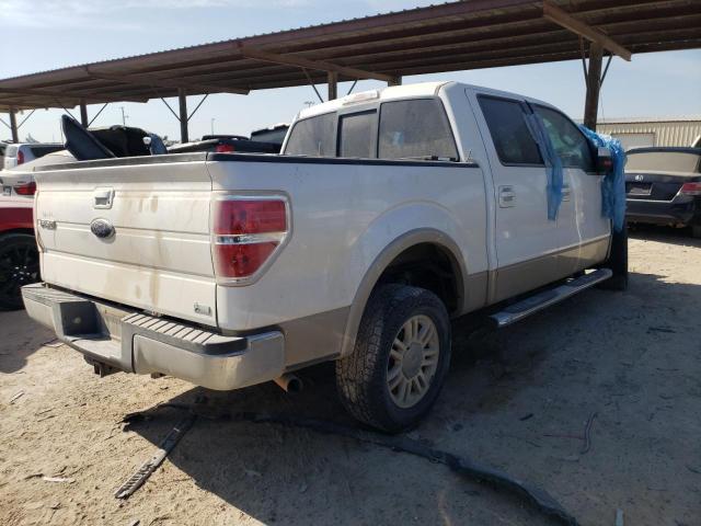 1FTFW1CV2AFD54879 - 2010 FORD F150 SUPERCREW WHITE photo 3
