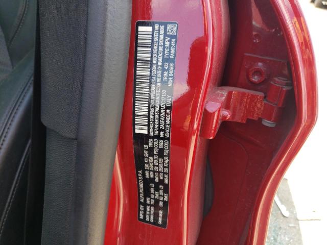 ZASFAKNN1J7C17130 - 2018 ALFA ROMEO STELVIO TI SPORT RED photo 13