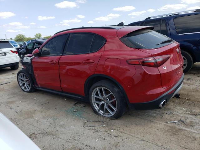 ZASFAKNN1J7C17130 - 2018 ALFA ROMEO STELVIO TI SPORT RED photo 2
