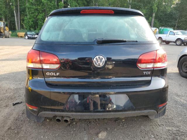 WVWDM7AJ2DW118592 - 2013 VOLKSWAGEN GOLF BLACK photo 6