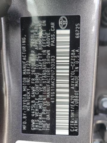 4T1G11AK2PU720383 - 2023 TOYOTA CAMRY SE NIGHT SHADE CHARCOAL photo 13