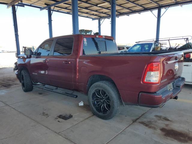 1C6RREFT7KN730206 - 2019 RAM 1500 BIG HORN/LONE STAR BURGUNDY photo 2