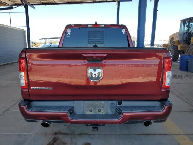 1C6RREFT7KN730206 - 2019 RAM 1500 BIG HORN/LONE STAR BURGUNDY photo 6