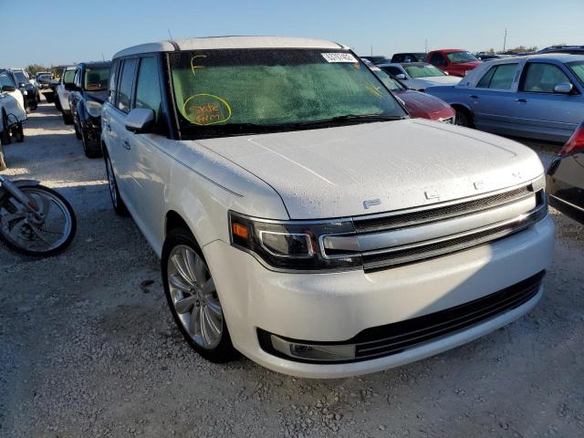 2FMGK5D85DBD34966 - 2013 FORD FLEX LIMITED WHITE photo 1