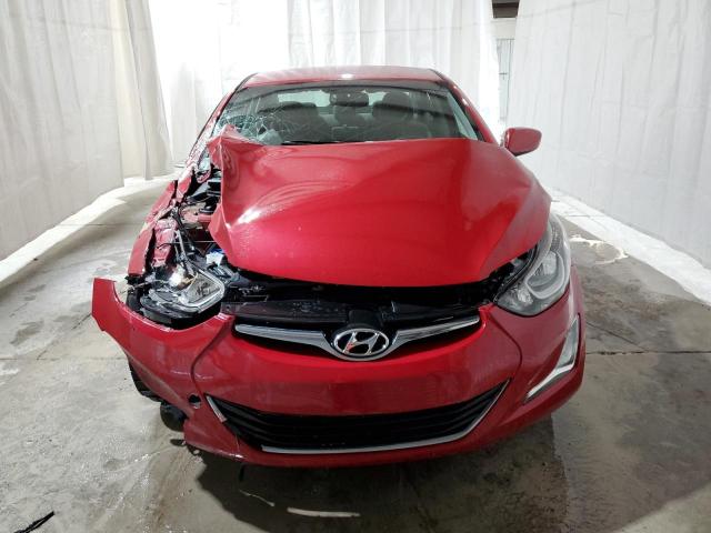 KMHDH4AE6FU450017 - 2015 HYUNDAI ELANTRA SE RED photo 5