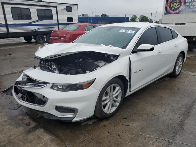 1G1ZD5ST8JF233499 - 2018 CHEVROLET MALIBU LT WHITE photo 1