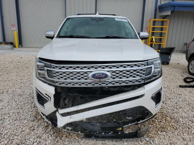 1FMJK1MTXJEA10351 - 2018 FORD EXPEDITION MAX PLATINUM WHITE photo 5