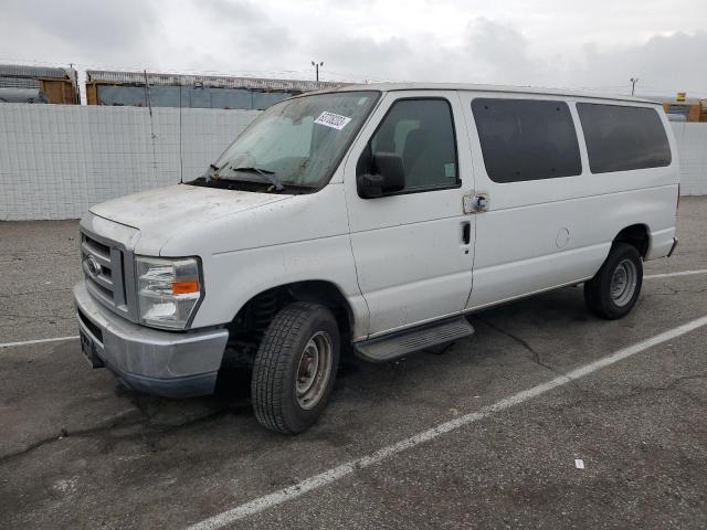 1FDNE3BL3CDA87384 - 2012 FORD ECONOLINE E350 SUPER DUTY WAGON WHITE photo 1