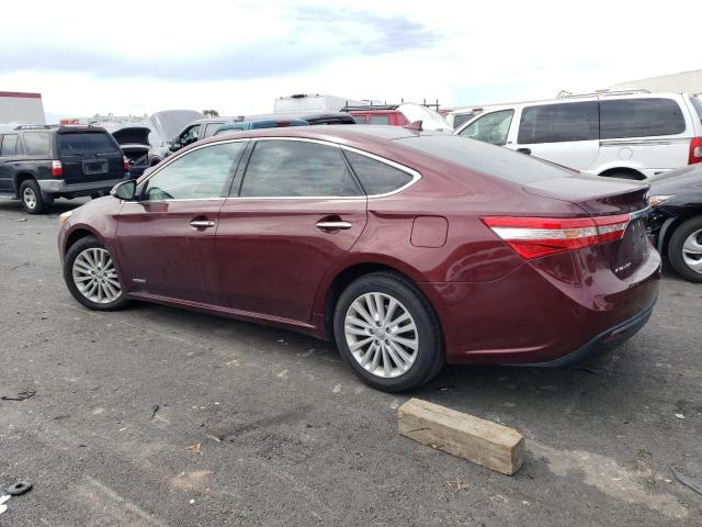 4T1BD1EB0EU024324 - 2014 TOYOTA AVALON HYBRID BURGUNDY photo 2