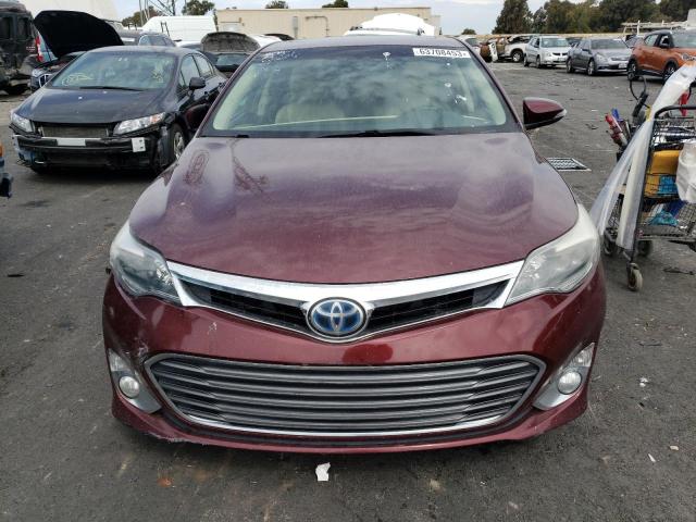 4T1BD1EB0EU024324 - 2014 TOYOTA AVALON HYBRID BURGUNDY photo 5