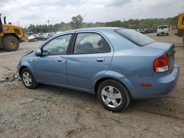 KL1TD56626B532882 - 2006 CHEVROLET AVEO BASE BLUE photo 2