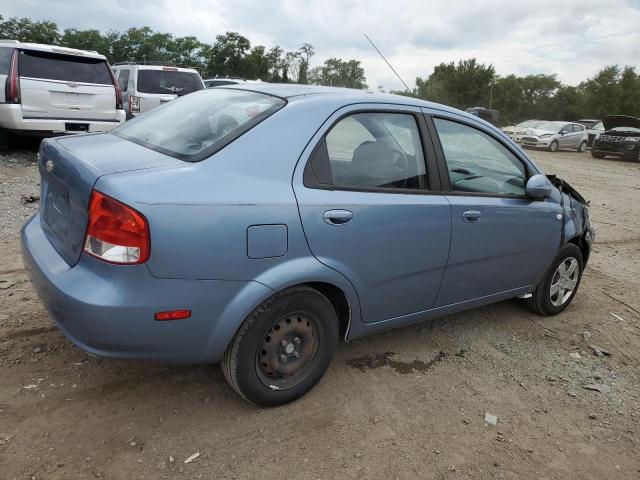 KL1TD56626B532882 - 2006 CHEVROLET AVEO BASE BLUE photo 3