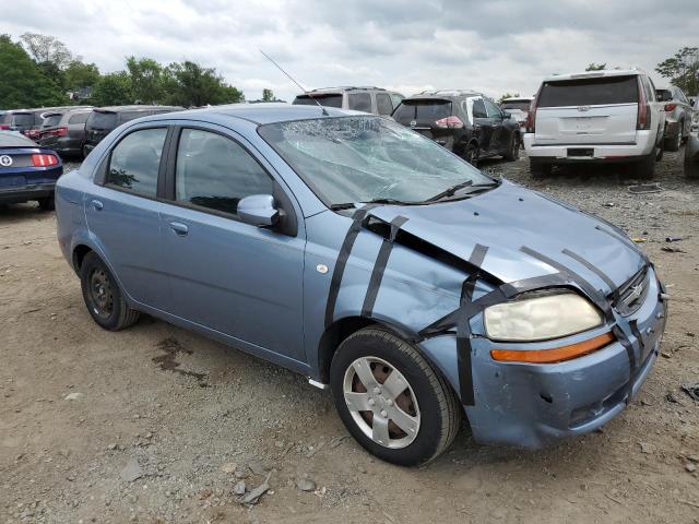 KL1TD56626B532882 - 2006 CHEVROLET AVEO BASE BLUE photo 4