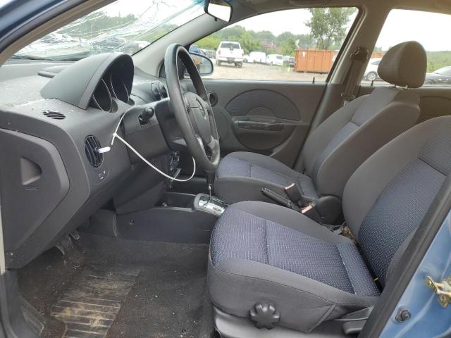 KL1TD56626B532882 - 2006 CHEVROLET AVEO BASE BLUE photo 7